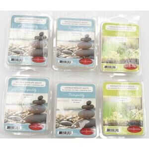 Candle Warmers Lot 6 Packs Aromatherapy Soy Wax Melts Lemongrass Lime Sandalwood